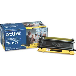 BROTHER TN110Y TONER, 1500 PAGE-YIELD, YELLOW