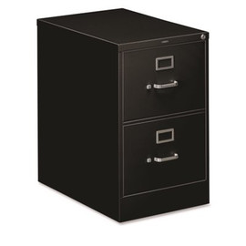 HON 310 Series 26-1/2 in. D Black 2-Drawer with Legal Full-Suspension File