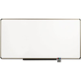 ACCO Brands EURO FRAME DRY-ERASE BOARD, PORCELAIN/STEEL, 96 X 48, WHITE/ALUMINUM FRAME