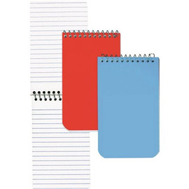 Rediform 3 in. x 5 in. Wirebound Memo Book Narrow Rule, White (60 Sheets/Pad)