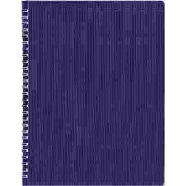 REDIFORM OFFICE PRODUCTS POLY COVER NOTEBOOK, 8 1/2 X 11, 80 SHEETS, RULED, TWIN WIRE BINDING, BLUE COVER
