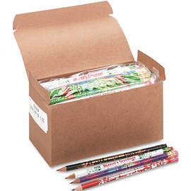 MOON PRODUCTS AWARD WOODCASE PENCIL, PARTY ASSORTMENT, HB #2, 144 PER BOX