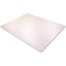 Cleartex 48 in. x 79 in. Polycarbonate Chair Mat for Carpet, Clear