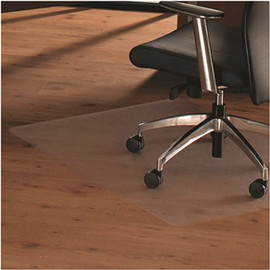 Cleartex 60 in. x 48 in. Ulti-Mat Anti-Slip Chair Mat for Hard Floors, Clear