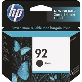 HP 92 Original Inkjet Ink Cartridge, Black