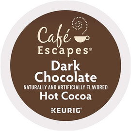 Green Mountain Cafe Escapes Dark Chocolate Hot Cocoa K-Cups (24 per Box)