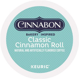 Cinnabon Classic Cinnamon Roll Coffee K-Cups (24 per Box)