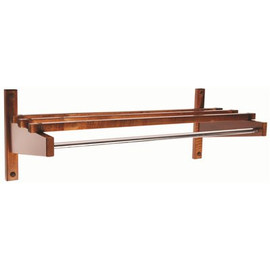 Central Specialties COAT RACK WALNUT 24"