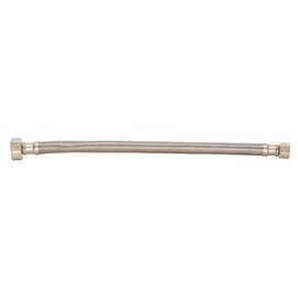 DuraPro 3/8 in. Compression x 1/2 in. FIP x 12 in. Braided Stainless Steel Faucet Supply Line