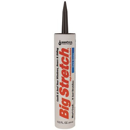 SASHCO Big Stretch 10.5 oz Dark Brown High Performance Interior Exterior Caulk