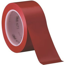 3M 2 in. x 36 yds. Red 471 Vinyl Tape