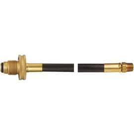 MEC 1/4 in. Thermo Pigtail Soft Nose Pol x 1/4 in. MNPT Round Brass Handwheel 24 in. Oal