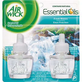Air Wick 0.67 oz. Fresh Waters Scented Oil Refill (2-Pack) Air Wick 0.67 oz. Fresh Waters Scented Oil Refill (2-Pack)