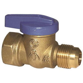 LEGEND VALVE 1/2"FL x 3/4"FNPT T-3000 Forged Brass Gas Valve