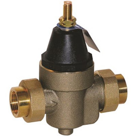 Watts Pressure Reducing Valve with Bypass Feature, FIP, 3/4 in., 50 psi, lead free