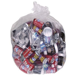 Berry Plastics 10 Gal. 0.7 mil 24 in. x 23 in. Clear Low-Density Trash Bags (50 per Roll, 10-Rolls per Case)