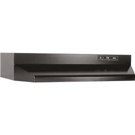 Broan-NuTone 40000 Series 30 in. Under Cabinet Range Hood with Light in Black