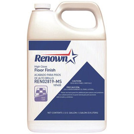 Renown High-Gloss Floor Finish, 1 Gal., 4 per case