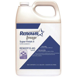 Renown Super Finish II Multisurface Floor Finish 128 oz. Gal., 4 per case