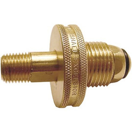 MEC FF SN Pol x 1/4 in. MPT Round Brass Handwheel with Flats