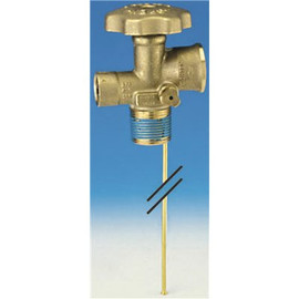 Cavagna SERVICE VALVE 100 LB DOT  3/4" NGT 10.6 IN DIP TUBE