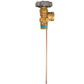 MEC Service Valve 3/4 in. MNPT x F.POL with 11.1 in. Dip Tube and Bleeder, No Relief Valve