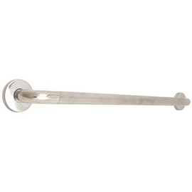 WingIts Premium Series 42 in. x 1.25 in. Diamond Knurled Grab Bar in Polished Stainless Steel (45 in. Overall Length)