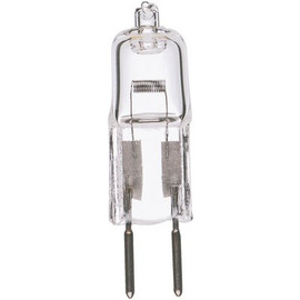 Satco 50-Watt T4 Bi Pin GY6.35 Base Halogen Light Bulb, Warm White