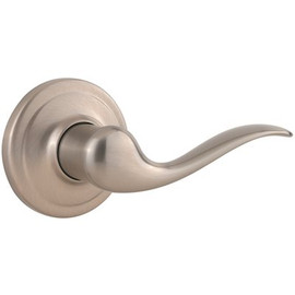 Kwikset Tustin Satin Nickel Right-Handed Half-Dummy Door Lever