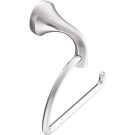 MOEN Eva European Single Post Toilet Paper Holder in Chrome