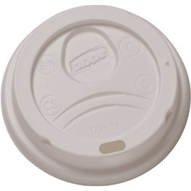Dixie Dome White, Small, Disposable Plastic Hot Cup Lids, (1,000 Lids per Case)