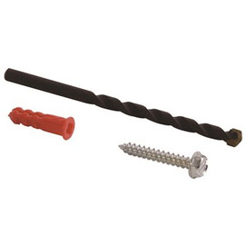 Diversitech 1/4 in. x 1 in. Wall Anchors Kit with #10 x 1-1/4 in. Hex Screws (50 per Case), 100/PK