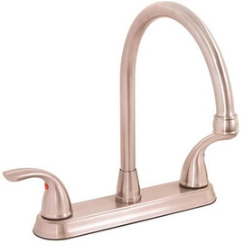 Premier Westlake 2-Handle Standard Kitchen Faucet in Brushed Nickel