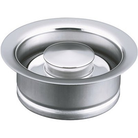 KOHLER Disposal 4.5 in. Flange with Stopper in Polished Chrome