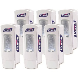 PURELL ADX-12 Push-Style Hand Sanitizer Dispenser, White, for 1200 mL ADX-12 Sanitizer Refills