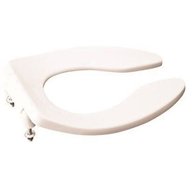 KOHLER Lustra Elongated Open Front Toilet Seat in White