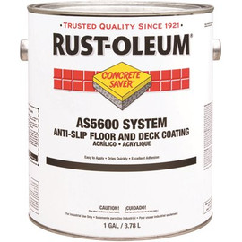 Rust-Oleum 1 gal. AS5600 Black Flat Interior/Exterior Anti-Slip Floor Paint