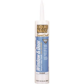 Liquid Nails Super Caulk 10.1 oz. Clear Interior and Exterior Window and Door Caulk