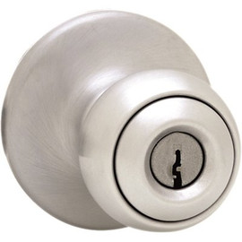 Kwikset Polo Satin Chrome Entry Door Knob