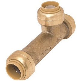 Cash Acme 3/4 in. Brass Push-to-Connect Slip Tee Fitting