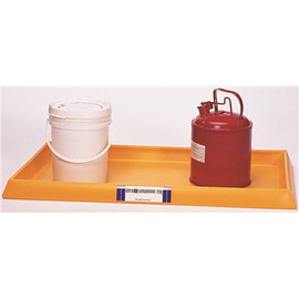 ULTRATECH INTERNATIONAL CONTAIN TRAY W/GRATING YLW