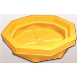 ULTRATECH INTERNATIONAL ULTRATECH ULTRA-DRUM TRAY WITH GRATE, 21.1 GALLON CAPACITY