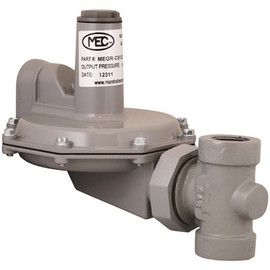 MEC INDUSTRIAL LOW PRESSURE REGULATOR WITH 1/2 IN. ORIFICE, 3/4 IN. FNPT INLET AND OUTLET, 10-14 IN. WC