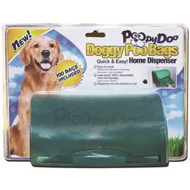 Crown Products Poopy Doo Dog Waste Bag Dispenser with 100-Bag Roll