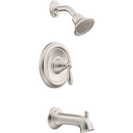 MOEN Brantford Single-Handle 1-Spray Posi-Temp Tub and Shower Faucet Trim Kit in Chrome (Valve Not Included)