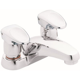 MOEN Commercial 4 in. Centerset Single-Handle Bathroom Faucet 0.5 GPM 6 in. Extended Handle Lever in Chrome