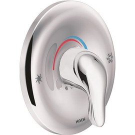 MOEN Chateau 1-Handle Posi-Temp Shower Faucet Trim with Valve in Chrome