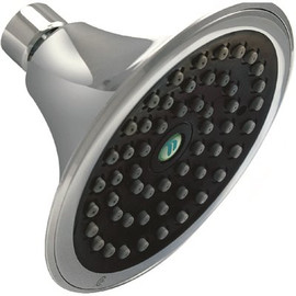 Niagara Conservation Sava 1-Spray 4.5 in. Single Wall Mount 1.5 GPM Fixed Shower Head in Chrome