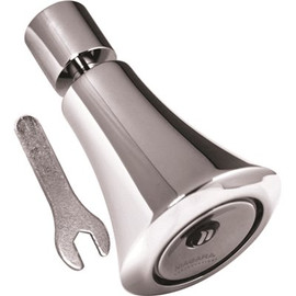 Commercial 1-Spray Patterns with 1.5 GPM 2.5 in. Wall Mount Fixed Shower Head with All Metal Tamperproof in Chrome