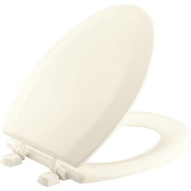 KOHLER Triko Elongated Closed Front Toilet Seat in Biscuit